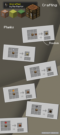 Мод на рецепты для существующих предметов Uncrafted [1.12.2] [1.11.2] [1.10.2] [1.7.10]